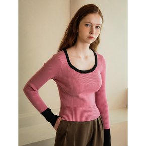 WED Colourway round neck top_3color