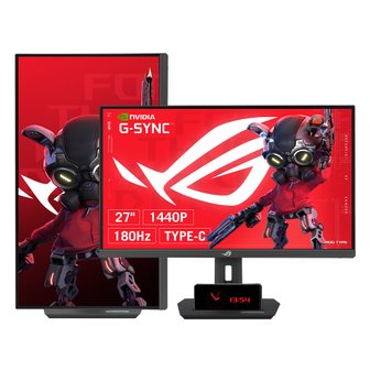 ASUS ROG Strix XG27ACS 68Cm(27) FastIPS 평면 QHD 180Hz HDR400 게이밍모니터 Type-c 연결