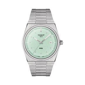 티쏘 PRX 40mm 쿼츠 스틸 라이트 그린