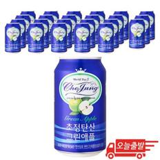 오늘출발 일화 초정탄산 그린애플 350ml 24개