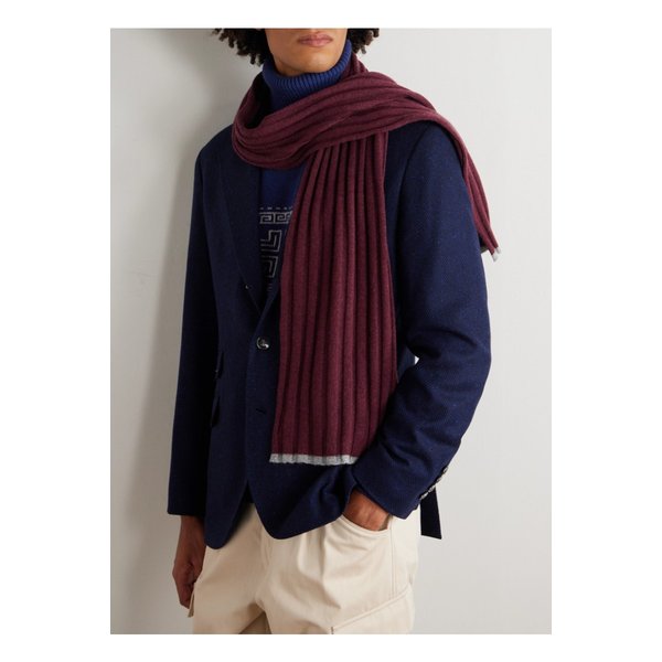 브루넬로쿠치넬리 리브 캐시미어 스카프 46376663162948146