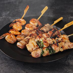 [야키꼬치] 육해공꼬치 6개입 x 1팩 (데리야끼소스 증정)