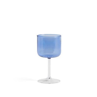 HAY 헤이 HAY Tint Wine Glass Set of 2 틴트 와인 글래스 2개 한 세트 블루 앤 클리어