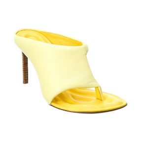 5358177 Jacquemus Les Mules Limone Leather Sandal