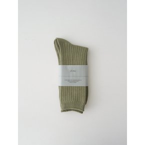 Leau basic socks_khaki