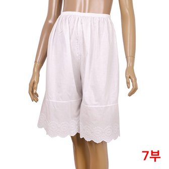 바풀 CN TN 18952 아사면 7부 순면 속바지 자수EDGE_P360552165