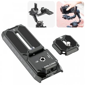 Ulanzi F38 QR DJI Ronin-S, DJI RS2, DJIRS3, DJI 퀵 슈 스태빌라이저 대응 퀵 릴리스 플레이트