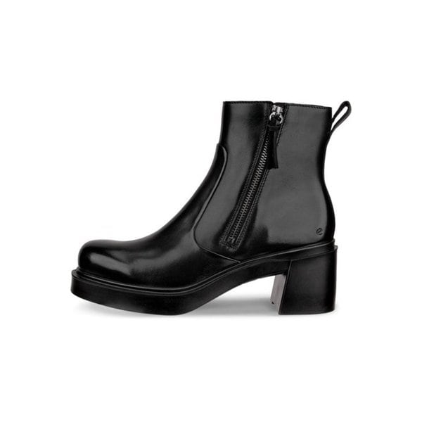 [여주점] 여성 메트로폴 서울 45 사이드 지퍼 미드컷 청키힐 4.5CM 블랙 223503