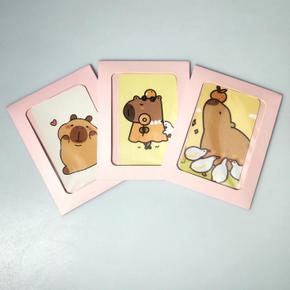 포토카드 보관 정리 포카 케이스 커버 핑크