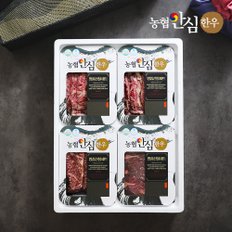 [정담][농협안심한우] 스페셜 한우 구이선물세트 4호 1.2kg 1++등급(7이상)(꽃등심1.2kg)