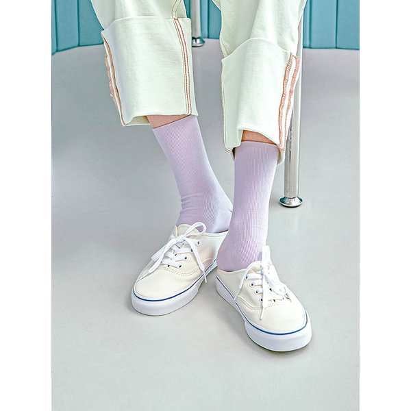 스트레치 중목 골지 양말 40색상