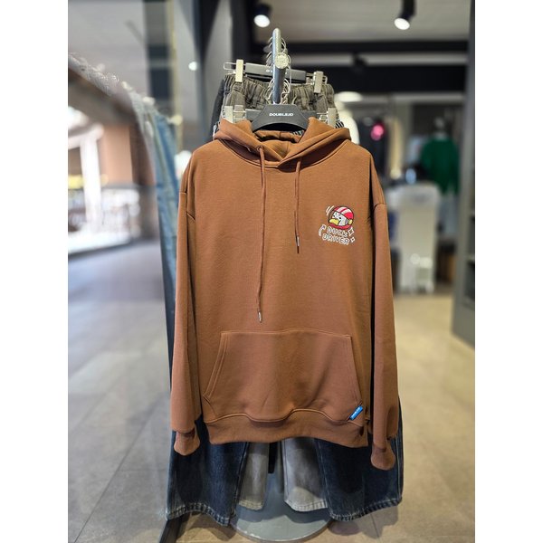 [시흥점] 융기모 드라이브 덕 세미오버핏 모카브라운후드티(남여공용)/JGZZ30B21BR