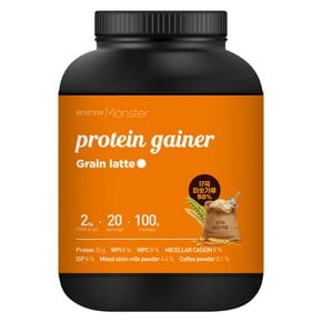 몬스터 프로틴 게이너 곡물라떼맛 2kg