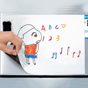 메모지 붙이는 화이트보드 마그네틱메모지 자석  미니칠판 냉장고 현관문 알림판