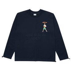 CHARACTER SETUP SWEATSHIRT NAVY - 캐릭터 셋업 맨투맨