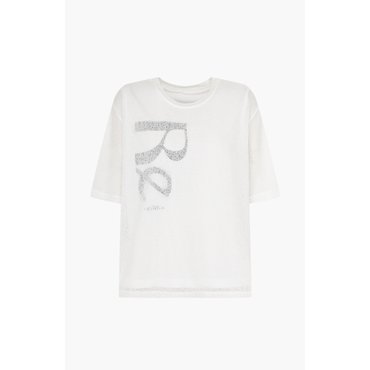 라인어디션 [LINE 라인] (N689) 레터링 레이어드 티셔츠 (NWTSPF0100)