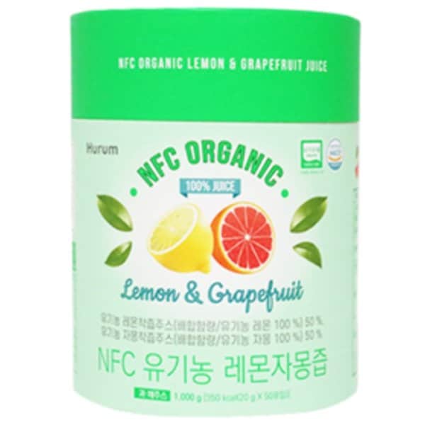 휴럼 NFC 유기농 레몬자몽즙(20g*50포)