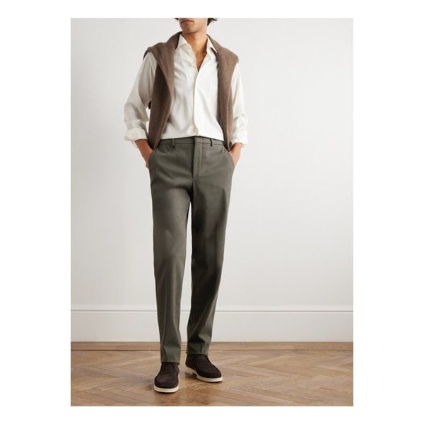 자르노 오스틴 스트레이트 레그 스트레치 코튼 트윌 팬츠 46376663162903756