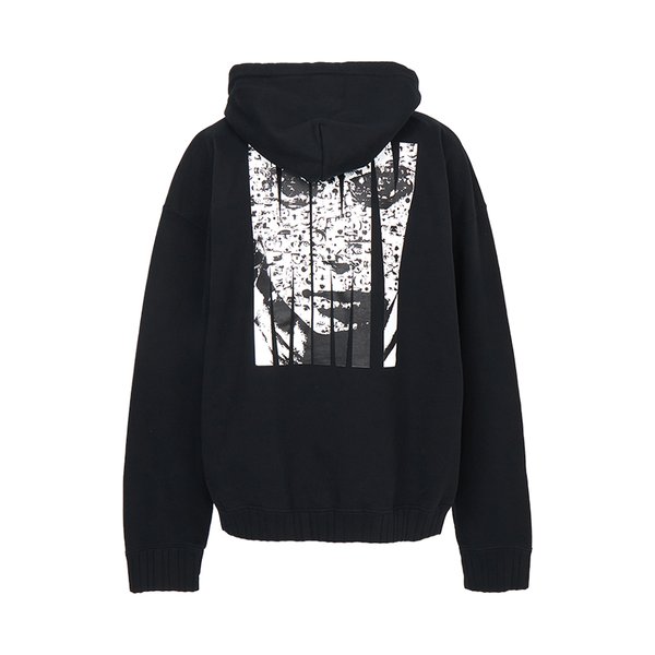 [부산점] 메종미하라야스히로 남성 후드티 C15HD041 BLACK