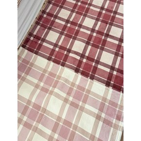 베리체크 극세사 겨울 미끄럼방지 워셔블 러그 2color