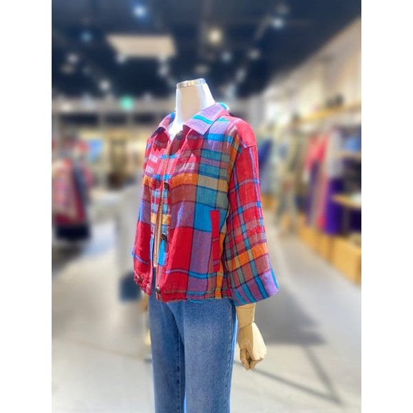 [여주점] 체크 스프링 자켓 (BAJKA2631)