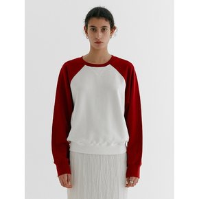 COLOR BLOCKED SWEATSIRTS_BURGUNDY