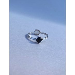 persona ring black spinel x moonstone