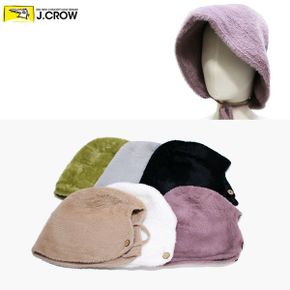 부드러운 페이크퍼 여성 버킷햇 와이어 챙모자  JCCF FFW21H31 _P315952983