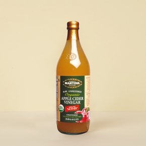 만토바 유기농 애플 사이다 비니거 1L
