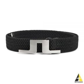 J.LINDEBERG 제이린드버그 Berry Elastic Belt (GMAC08027-9999) (남성 베리 엘라스틱 벨트)