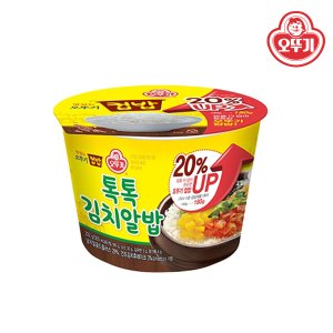 오뚜기 맛있는 오뚜기 컵밥 톡톡 김치알밥 222g x 6개