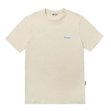 페라로밀라노 (최초가109000원) 남성캐주얼 등판 그래픽 라운드 티셔츠 AM0DKS252
