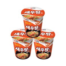 너만아는잡화점 농심 새우탕컵(소) 67g 3개 / 컵라면 작은컵