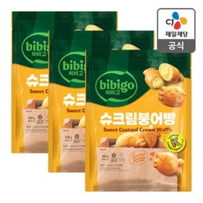 [본사배송] 비비고 슈크림 붕어빵 300g X 3개