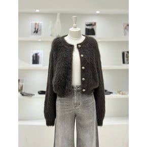 [여주점] 여성 헤어리 라운드넥 가디건 (L254KSL038)