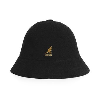 캉골 [캉골 KANGOL] 0397BC BLACK/GOLD 버뮤다 캐주얼 공용 버킷햇 블랙