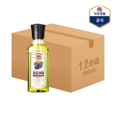 [멸치쇼핑] [사조] 해표 포도씨유 250ml X 12병 /식용유