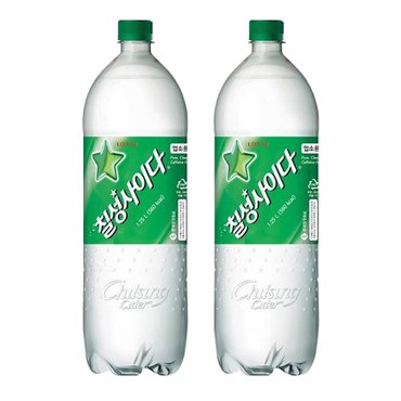  칠성사이다 1.5L x 2개 탄산음료