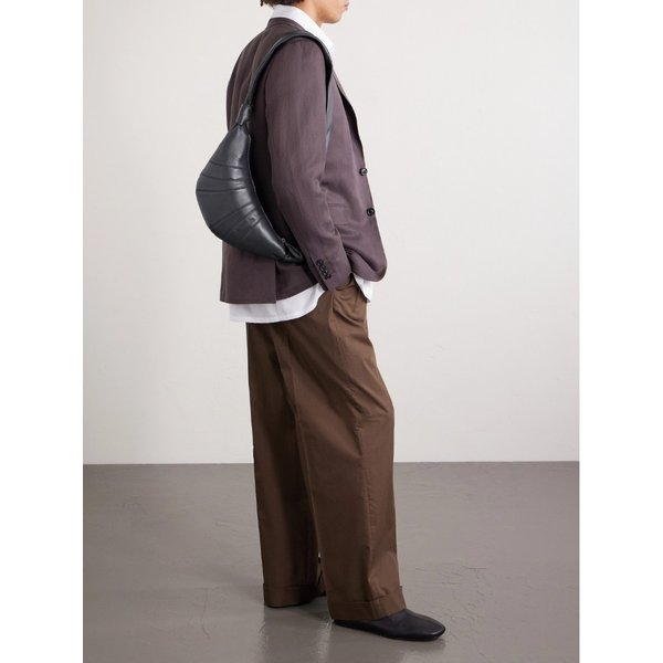 크로아상 스몰 풀그레인 가죽 메신저백 46376663162991197