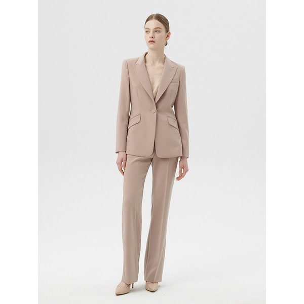 CLASSIC FLARED PANTS - BEIGE