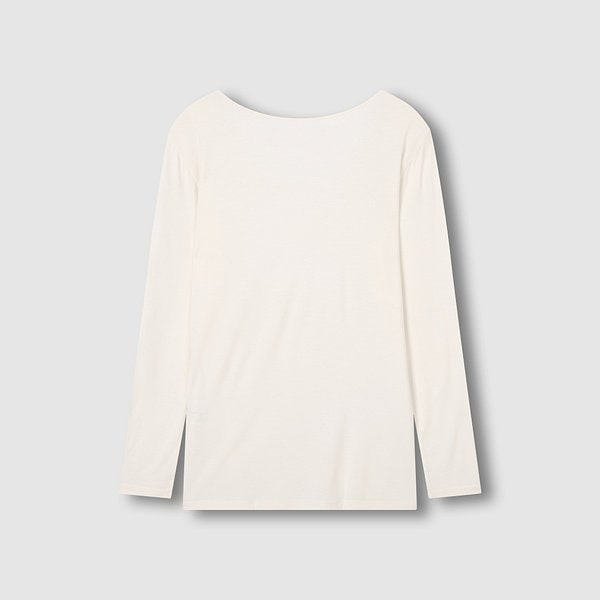 여 발열온감 U넥 티셔츠 J425401007006