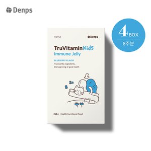 덴프스 트루바이타민 키즈 면역젤리 (14포) x 4BOX