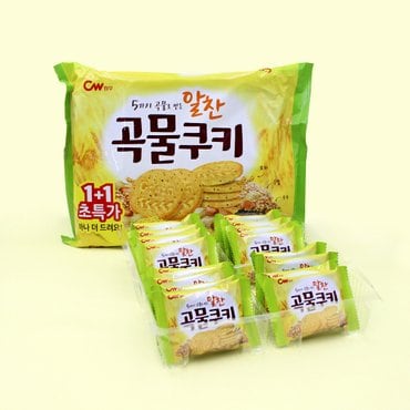 너만아는과자점 CW 청우 알찬곡물쿠키 200g 1+1 / 과자 간식