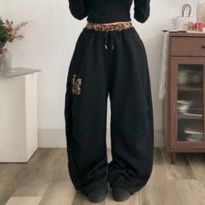 코르티 루즈 벨트퍼 벌룬 절개 와이드 롱팬츠2color