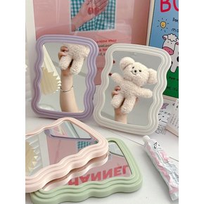 파스텔 웨이브 거울