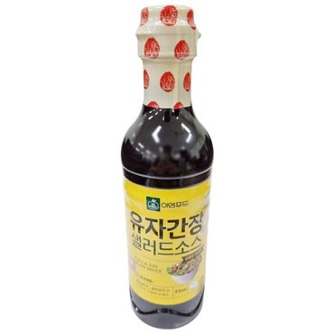 제이큐 이엔푸드 유자 간장 샐러드 소스 470ML X ( 2매입 )