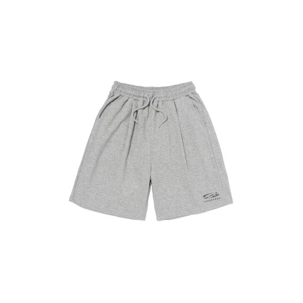 CIRCLE SMALL LOGO HALF PANTS (GRAY/CHARCHOL)
