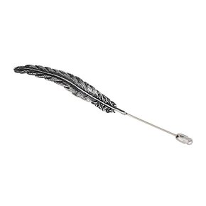 925 Silver Feather Boutonniere 04