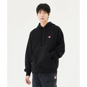 MG HEART GRAPHIC 후드 티셔츠 - BLACK Z243UHD070099 410528