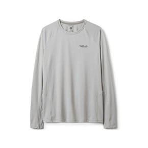 26SS 랩 긴팔 티셔츠 QBL81LZN LIGHT ZINC DOM